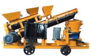 Quality Concrete Gunite Dry Shotcrete Machine Tunnel Slope Protection Automatic Feeding wholesale