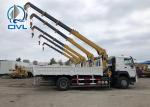CIVL Howo 4x2 Truck Mounted Crane 10 Tons Telescopic Boom Crane