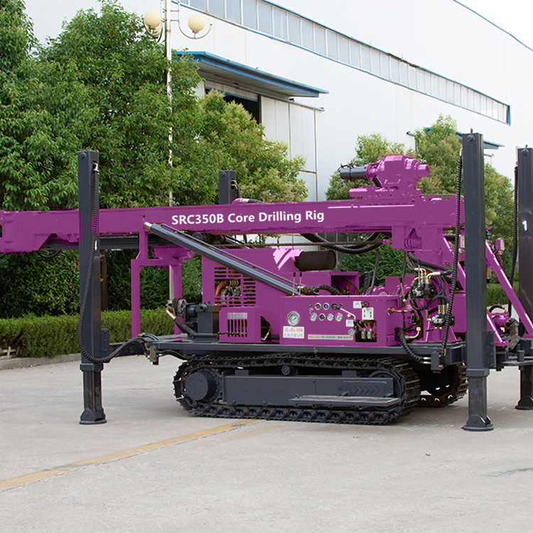 Diamond Core Drill Rig With Mud Pump Exploration Depth 350m Hydraulic Core Drilling Rig