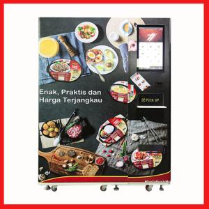 China Automatic Hot Food Pizza Meal Soup Lunch Box Vending Machine With Elevator on sale
