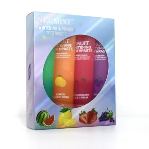 Quality Fruit Flavor Whitening Toothpaste All Ages Herbal Blend Custom Packaging wholesale