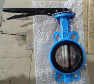 Quality export DN100 ductile iron JIS wafer butterfly valve wholesale