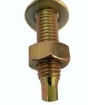 Chemical Anchor Bolt Hex Head Bolt Carbon Steel Galvanized M12 For Glass Curtain