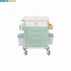 Quality Steel Emergency Medical Storage Trolley 645 X 470 X 955mm wholesale