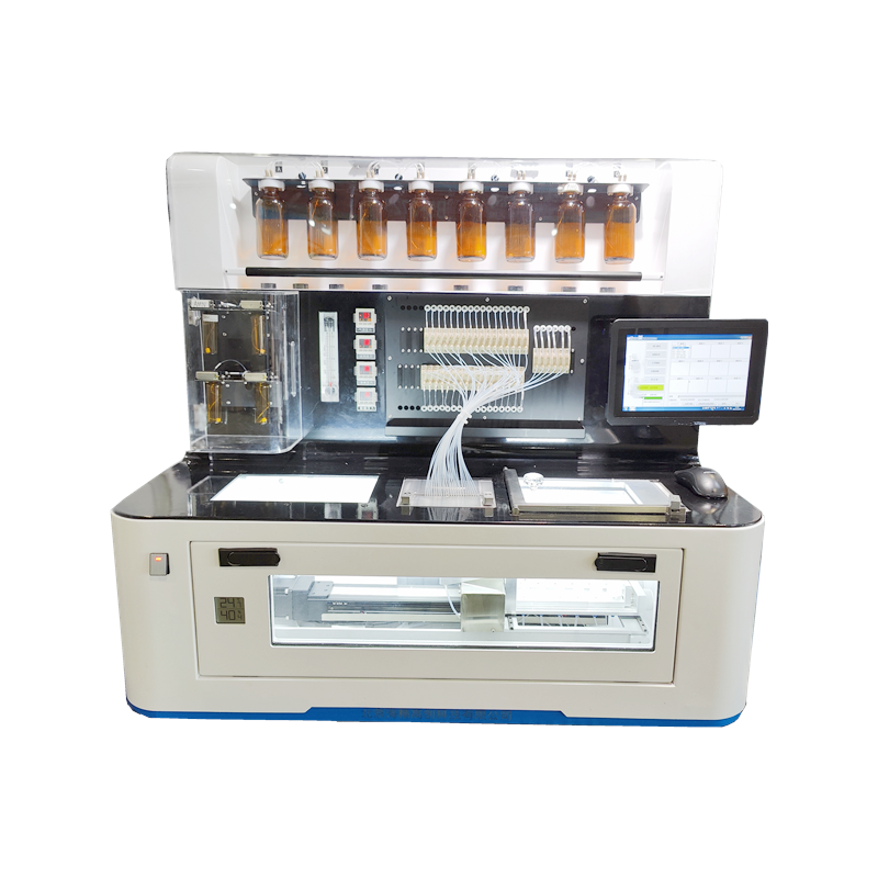 12 Channel Oligonucleotide Primers Synthesis DNA RNA Synthesizer with Optional Trityl Monitor