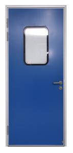 Quality Wear Resistant Rockwool Infill 900*2100mm Cleanroom Door Coated Steel wholesale