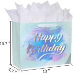 Custom Kids Birthday Party Goodie Treat Paper Bags With Logo For Happy Birthdays