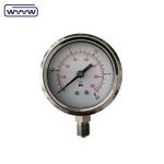 liquid filled pressure gauge with back flange
