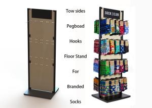 Quality Customized MDF Branded Display Stands Wood Floor Stands For Socks wholesale
