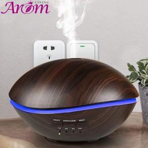 Quality 500ml Quiet Operation Wood Look Oil Diffuser For Bedroom wholesale