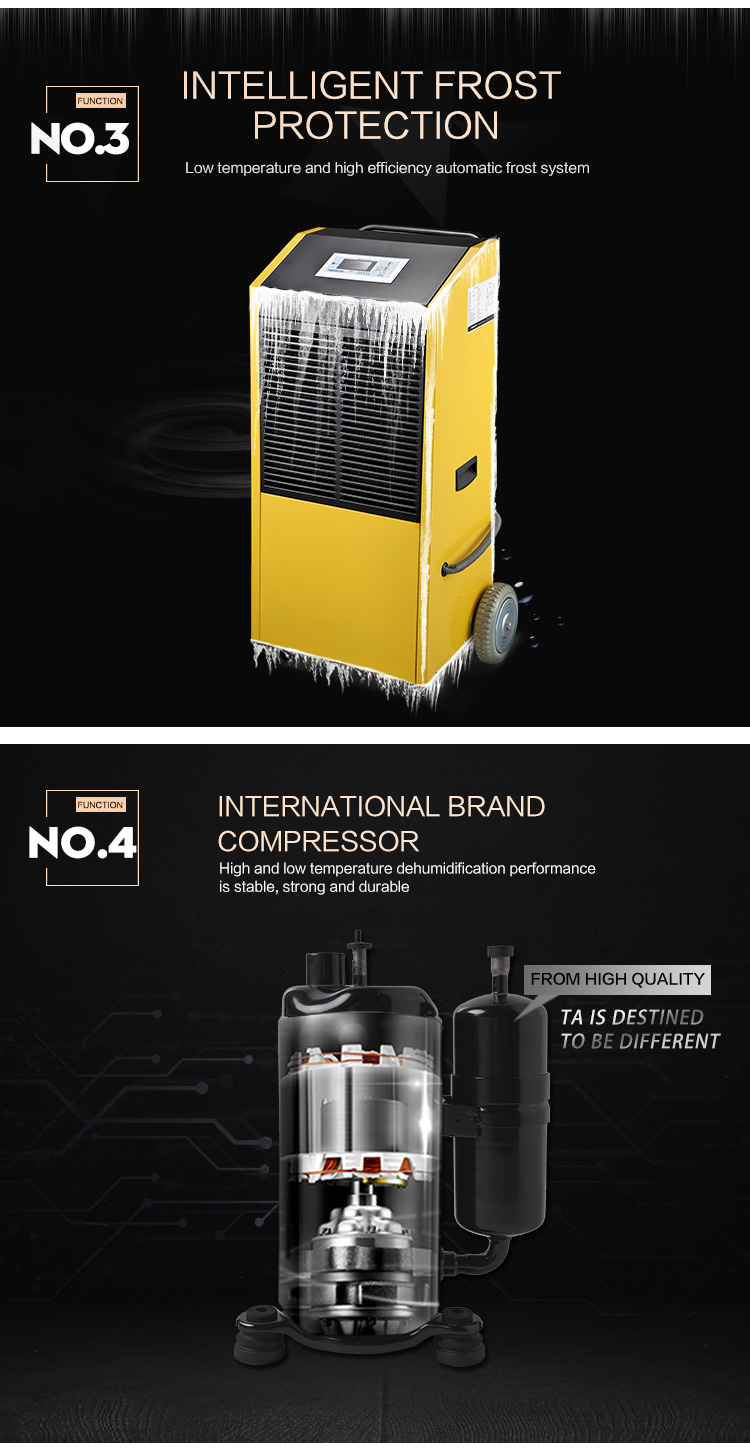 Commercial Dehumidifier Hand Push Restoration Home Dehumidifier