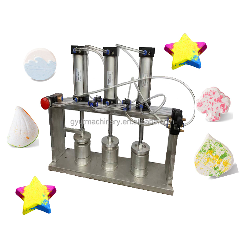 Small Orders Full Automatic Bath Ball Forming Machine for Making Square Round Bath Bomb