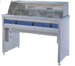 Silver Electric Restaurant Fryer 0-300.C Temperature Control for Professional