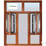Extrusion Aluminium Profile Doors And Windows Wood Grain