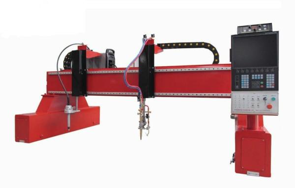 Economic 1000W CNC Gantry Plasma Flame Cutting Machine For Steel Structure