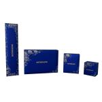 Custom paper with gold foil logo jewelry packaging box