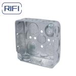 OEM GI Electrical Box 1and 2 Gang Metal Switch Box Handy 4" Square Electrical