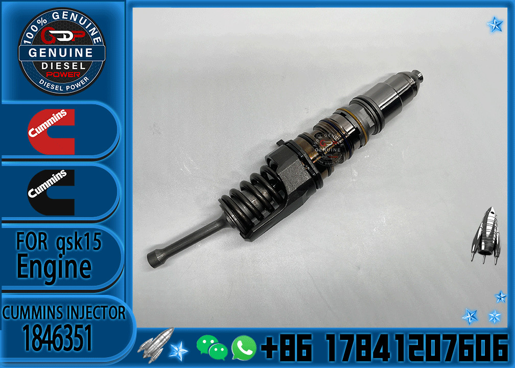 Diesel engine parts injector 1846351 1846350 1846348 for c-cummins Qsx15 engine