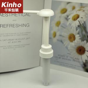 Quality Screw Down Lock Hand Press Sauce Honey Syrup Cream Dispenser Gallon Pump 38/410 38/400 wholesale