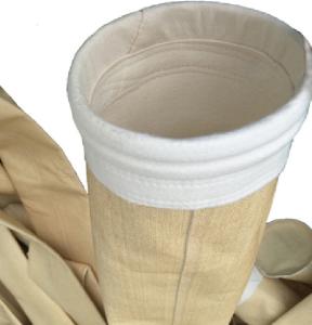 Quality Needle Punched Aramid Nomex Filter Bags High Temperature Grade For Cement Mill wholesale