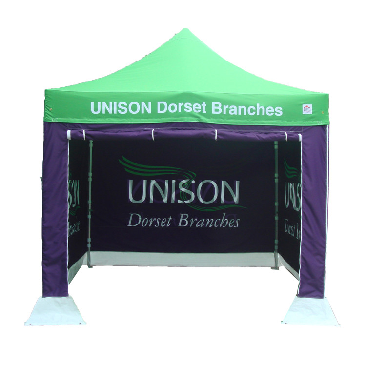 Anti UV 4X4 Marquee Canopy Tent CMYK Heat Transfer Printing With Wall