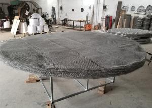 Quality Double Wire Knitting PP Mesh Pad Demister 100mm Thickness Cellular Structure wholesale