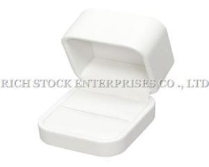 Quality White PU Leather boxes,Jewellery Box,Leatheroid Ring Box wholesale