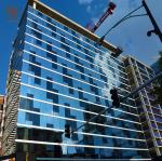 Exterior 4mm 50*50mm Glazed Aluminum Curtain Walls
