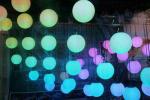 IP33 Crystal Colorful LED Christmas Light Ball Shape For Wedding / Ktv / Club