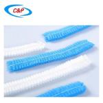 Disposable PP Non Woven Strip Clip Cap Bouffant Head Cover Round Mob Cap