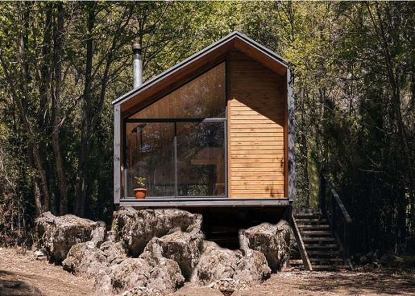 Light Steel Frame Prefabricated Manufactured Homes Garden Studio Modern Design