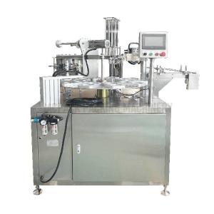 Quality 2.2KW Yogurt Cup Filling And Sealing Machine 50-500ml Volume Filling wholesale