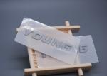 Clothing Molded Printed Silicone Heat Transfer Labels Custom 1x6.5cm