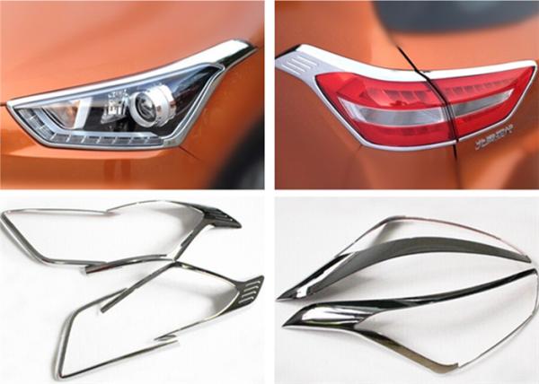 Wholesaler Head Tail Light Bezels and Fog Lamp Garnishs for Hyundai IX25 2014