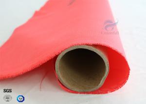 Quality Anti Corrosion 0.45mm 160g 2Sides Coating C-glass Silicone Coated Fiberglass Fabric wholesale