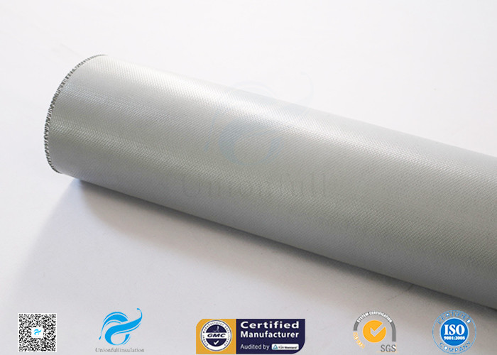 Thermal Insulation Alkali Free Fiberglass Fabric Coated With Silicone Rubber