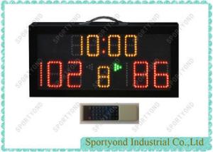 Quality Indoor / Outdoor Handball Scoreboard with Time Display , Viewing Distance 40m wholesale