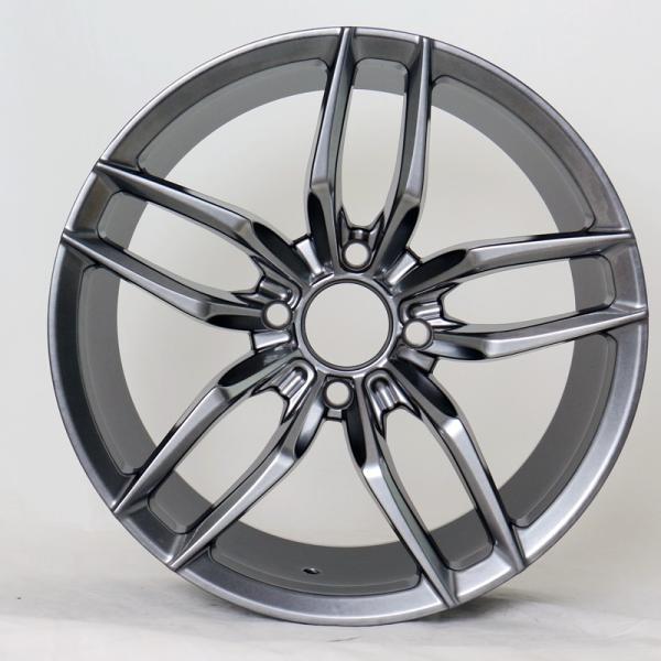 Silver Black 73.1 Car Aftermarket Wheels Aluminum Alloy 4X100 5x114.3 17 inch