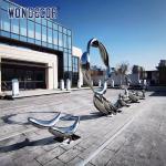 WONDERS Custom Stainless Steel Fish Sculpture Mirror Finish Color