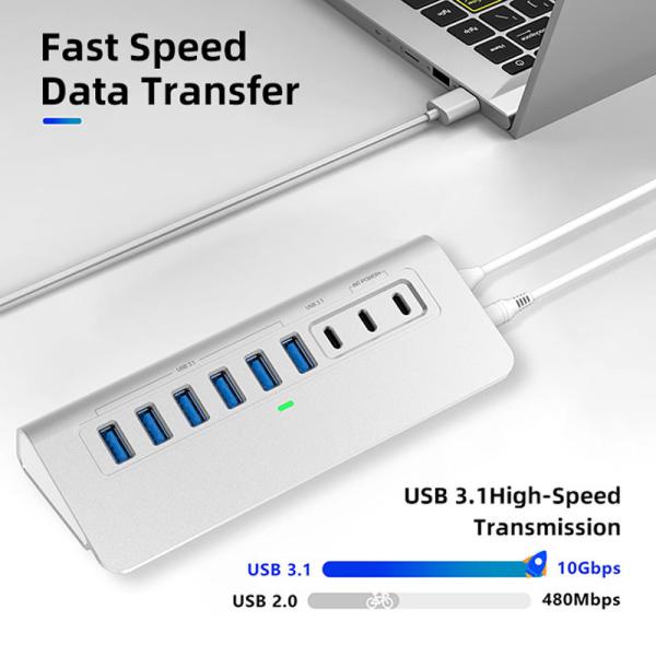 2500Mbps Super Speed 2.5G USB 3.0 Network Card Adapter with 2.5G Gigabit