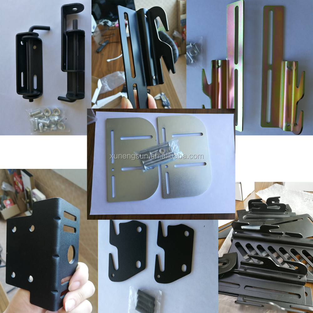 Single-side Bracket Bed Frame Conversion Brackets for Wood Bed Claw 10 Hook Plates