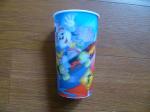PLASTIC LENTICULAR Food Grade Customized 3D lenticular Straw Cups plastic flip