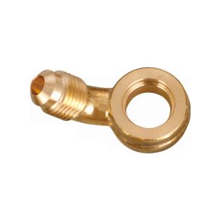 Quality 90Degree 3 AN Male Flare Dia10.2mm Brass Tube Fitting wholesale