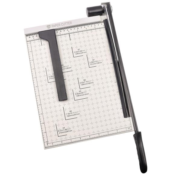 A4 Paper Trimmer 12 Sheets Cutting Thickness Steel Office Good Helper Manual