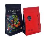 customized coffee bean packaging bags with valve made in manufacturer