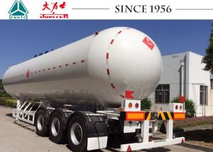 Quality 58.1 Cbm 3 Axles LPG Tank Trailer , LPG Gas Tanker Truck ASME Standard wholesale