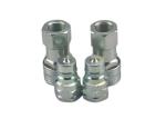 Female ISO 7241 A Quick Couplings , Stainless Steel Male Quick Disconnect