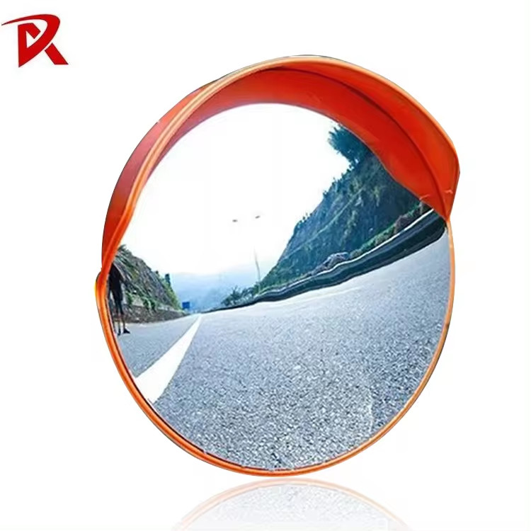 100cm Dia Convex Mirror PC Orange Safety Mirror Dome