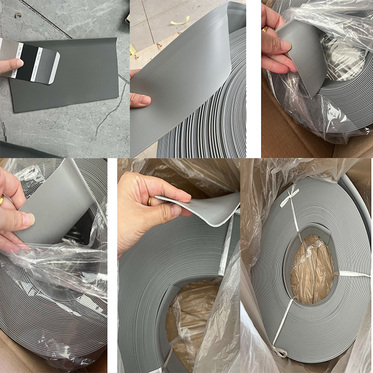 Moulding 6" 1/8" Co-extruded Process Resists Scuffs Scratches Adhesive Back Wall Base
