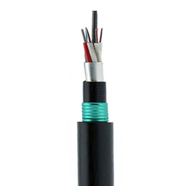 GYTA53 Outdoor Fiber Optic Cable With Corrugated Steel Armoured Tape